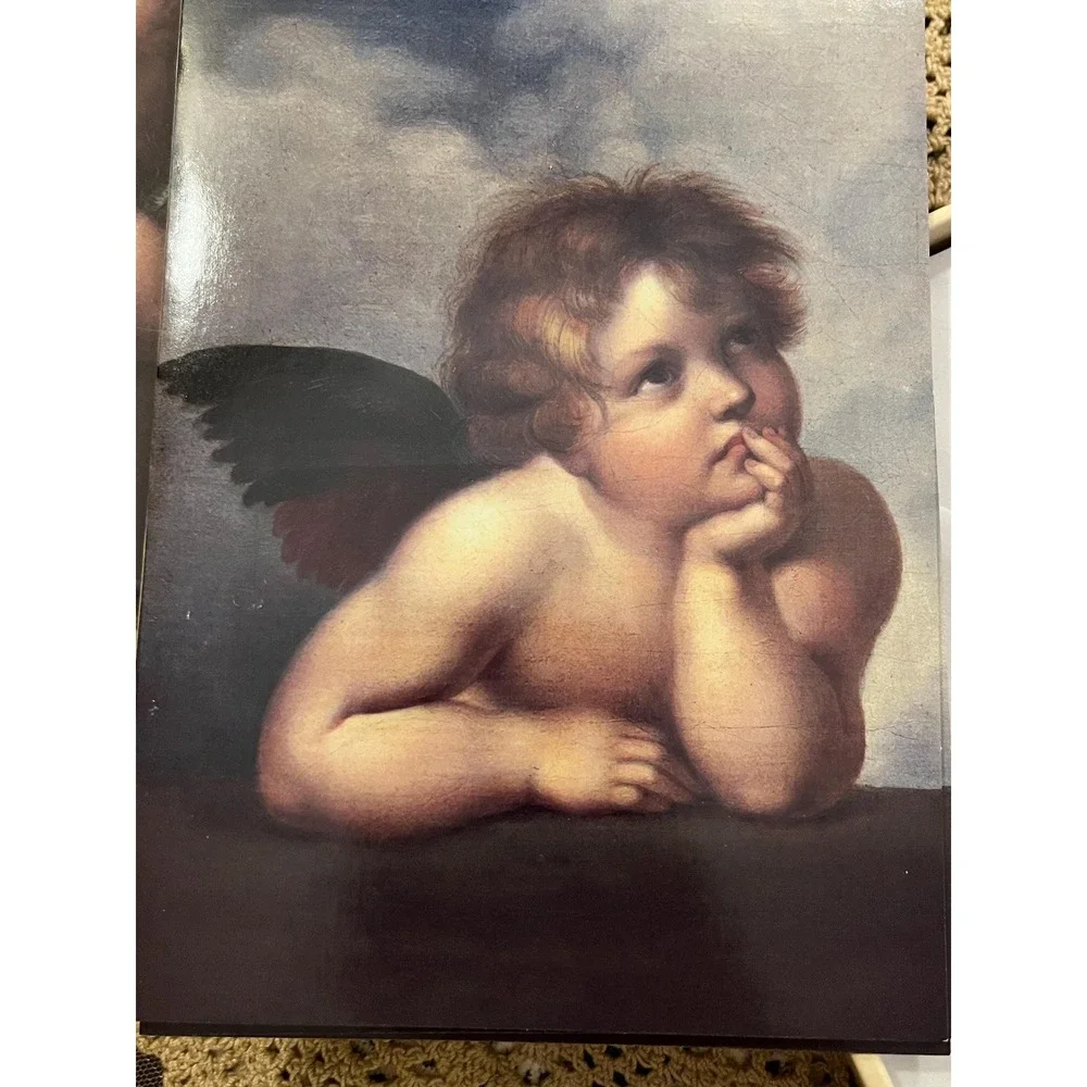 Whimsigoth Cherub Angel Blank Note Cards w/Envelope 90s 00s Nostalgia Whimsy